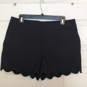 LOFT black shorts with embossed pattern